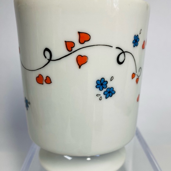 Vtg. "Love is..drinking Hot Chocolate" Footed Mug 1972 Los Angeles Times Cartoon - Picture 2 of 7